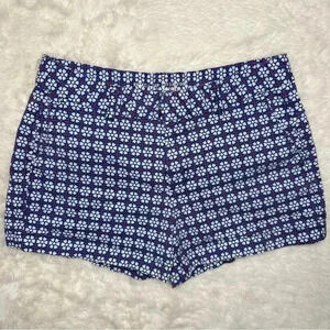 GAP The City Shorts Khaki Floral White /  Blue / Red Size 6